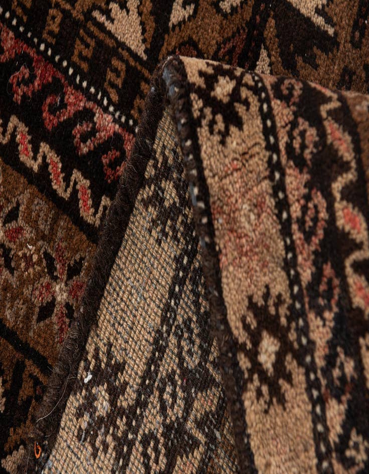 Detail image of  2' 8 x 4' 4  Hand Knotted Balouch Persian Wool Rug