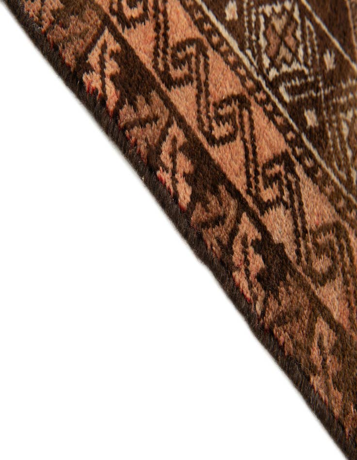 Detail image of  2' 5 x 4' 2  Hand Knotted Balouch Wool Rug