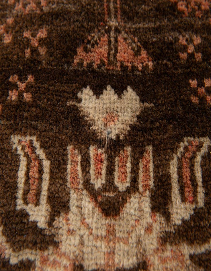 Detail image of  2' 5 x 4' 2  Hand Knotted Balouch Wool Rug