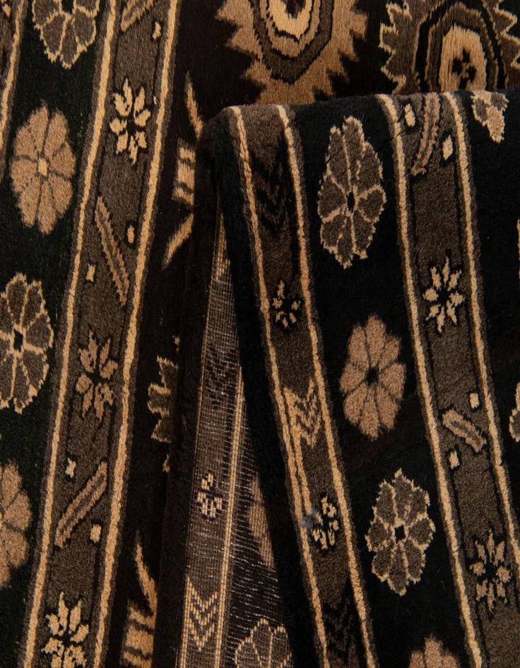 Detail image of  4' x 5' 9  Hand Knotted Balouch Wool Rug