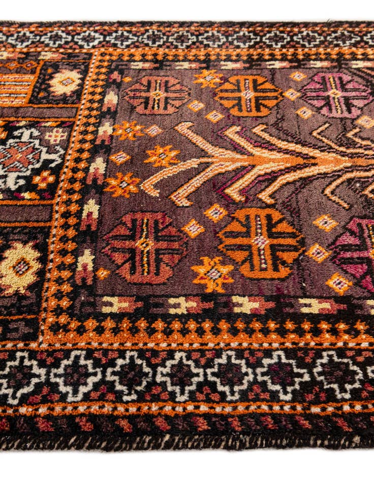 Detail image of  2' 8 x 3' 10  Hand Knotted Balouch Persian Wool Rug