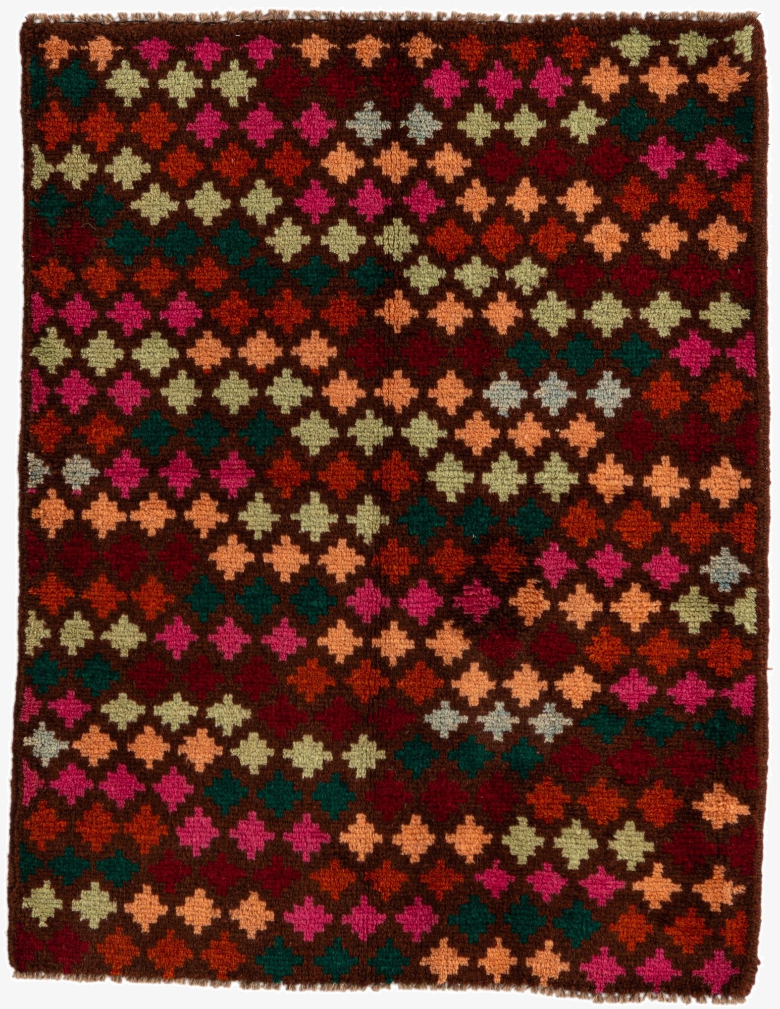  2' 3 x 3'  Hand Knotted Balouch Wool Rug