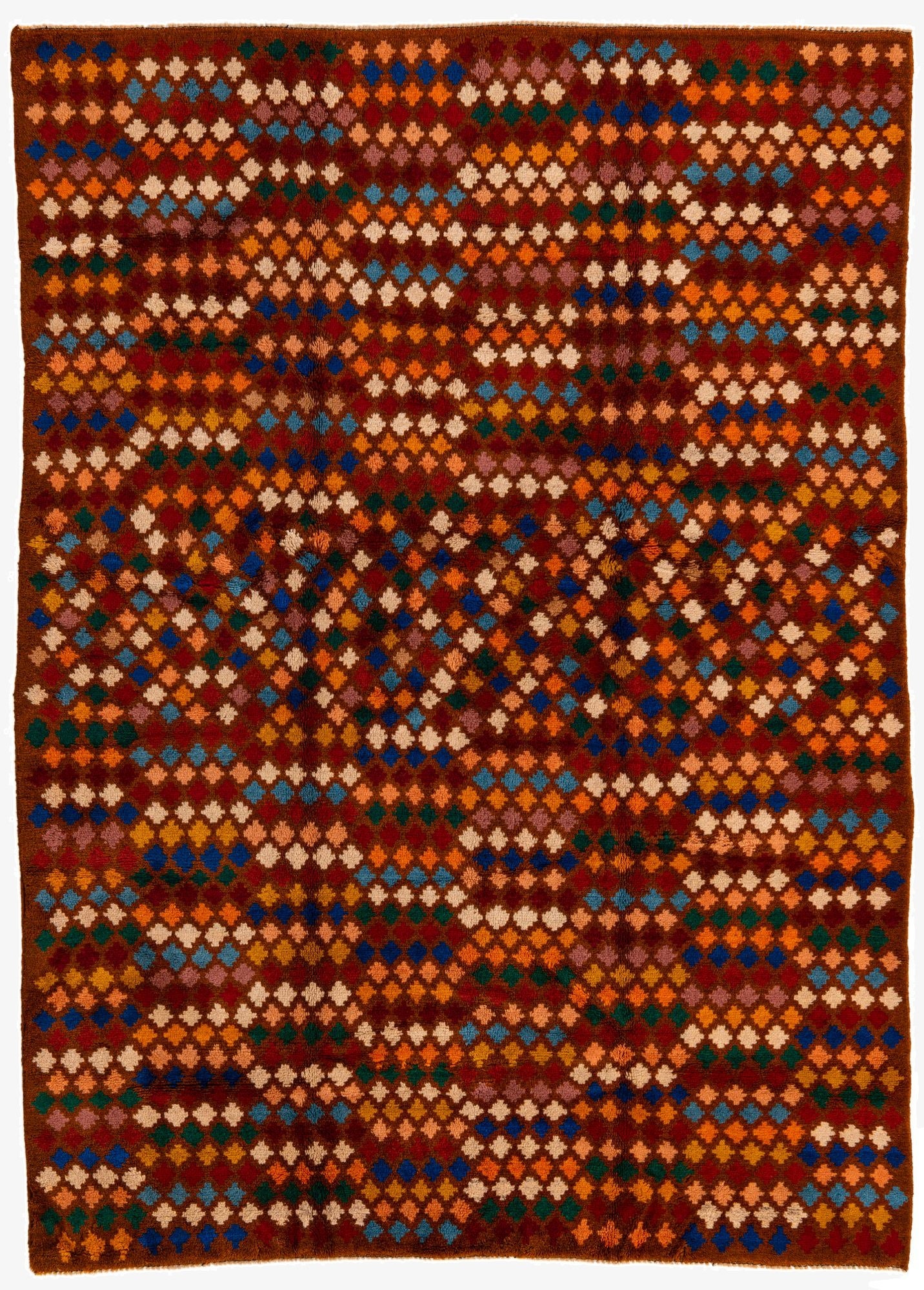  6' x 8' 2  Hand Knotted Balouch Wool Rug