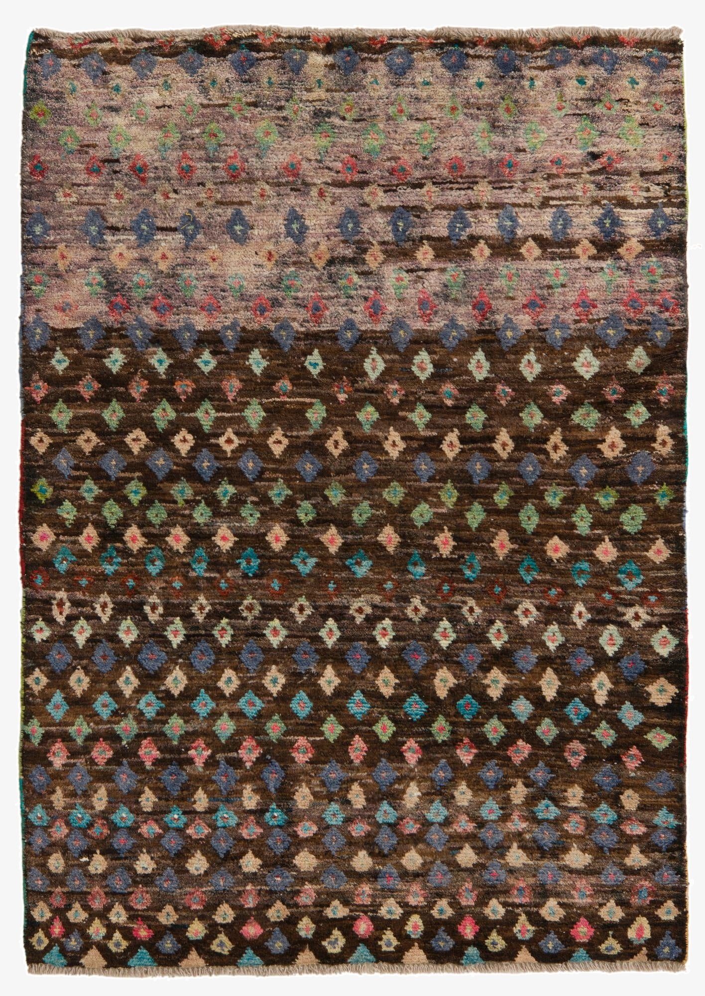 3' 9 x 5' 2  Hand Knotted Balouch Wool Rug