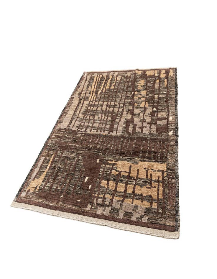 Detail image of  8' 4 x 10' 2  Hand Knotted Beni Marok Rug