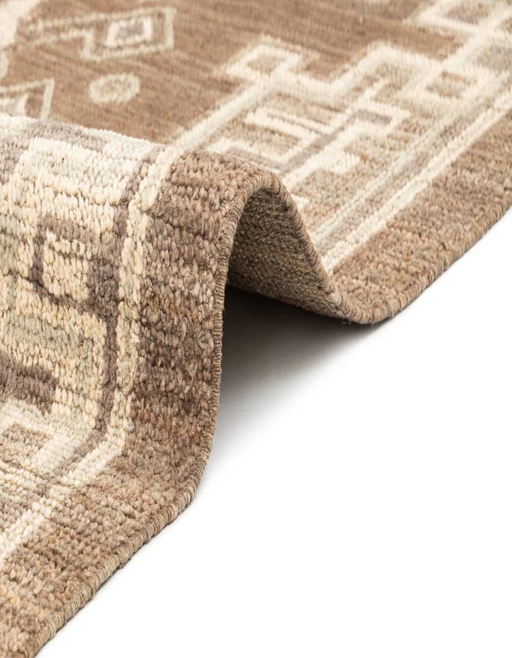 Detail image of  9' 1 x 12' 4  Hand Knotted Beni Marok Rug