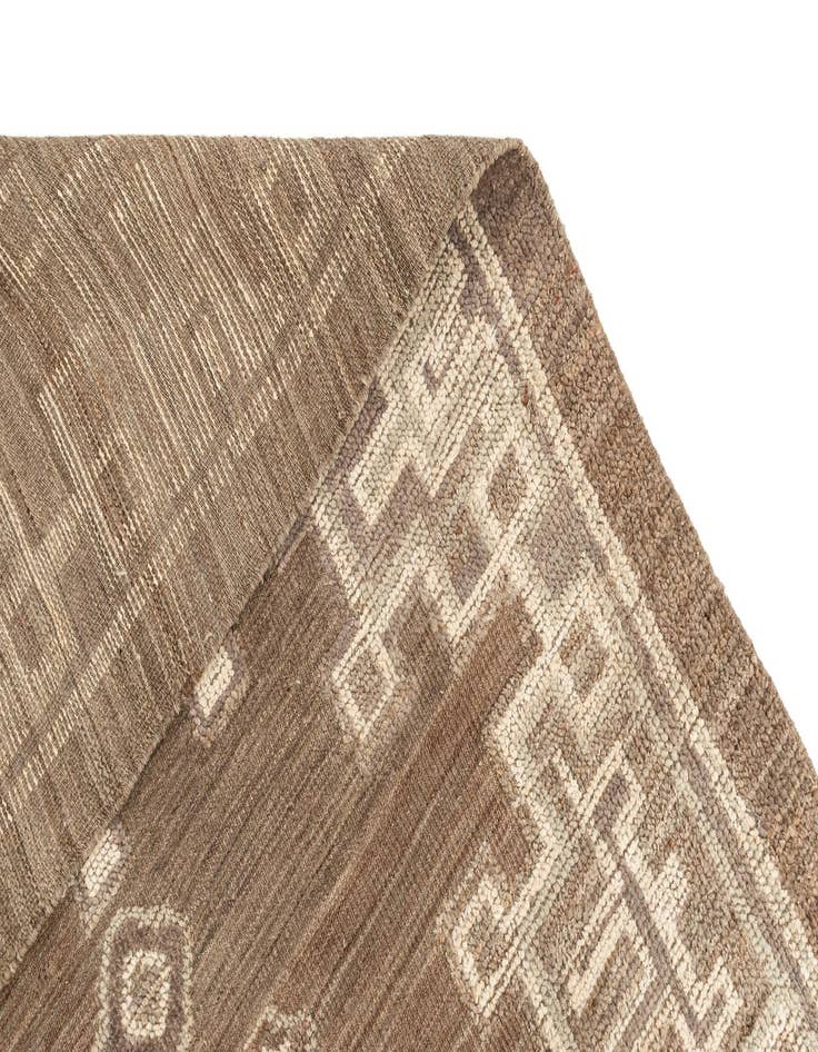 Detail image of  9' 1 x 12' 4  Hand Knotted Beni Marok Rug