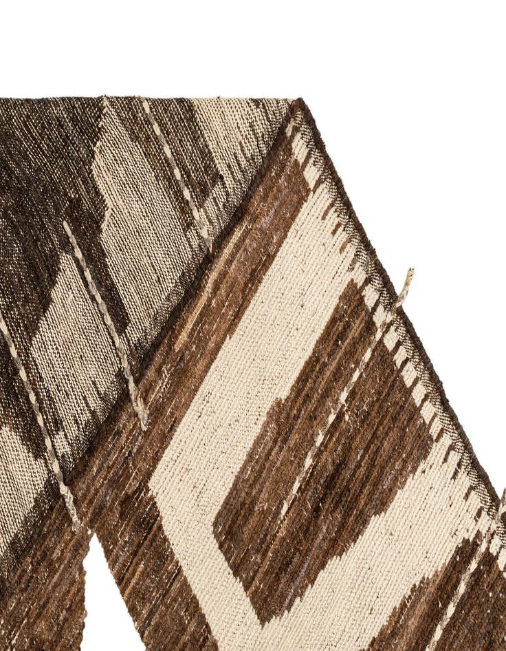 Detail image of  9' 3 x 11' 3  Hand Knotted Beni Marok Rug