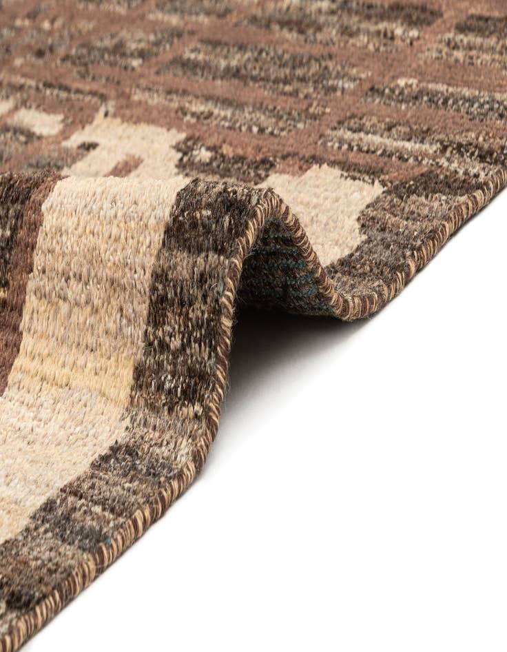 Detail image of  7' 9 x 9' 11  Hand Knotted Beni Marok Rug