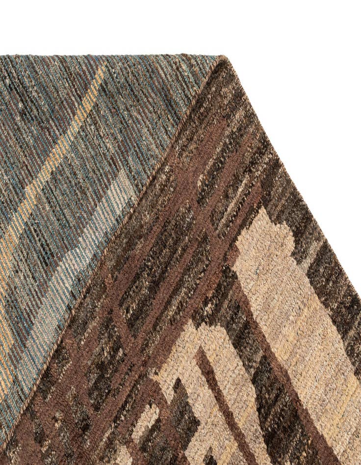 Detail image of  7' 9 x 9' 11  Hand Knotted Beni Marok Rug