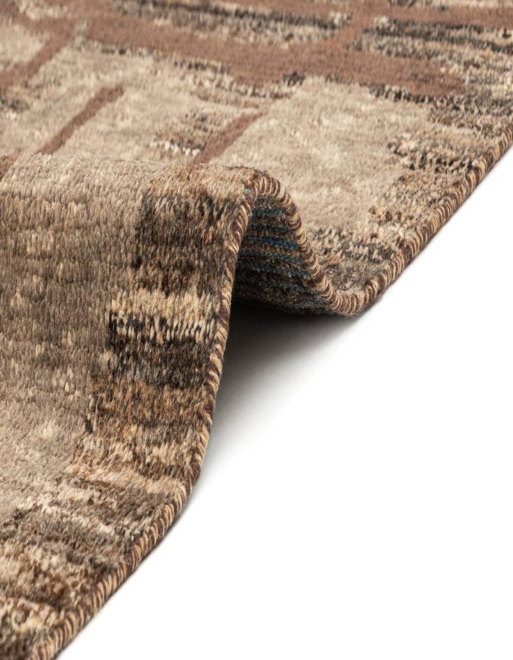 Detail image of  9' x 11' 11  Hand Knotted Beni Marok Rug