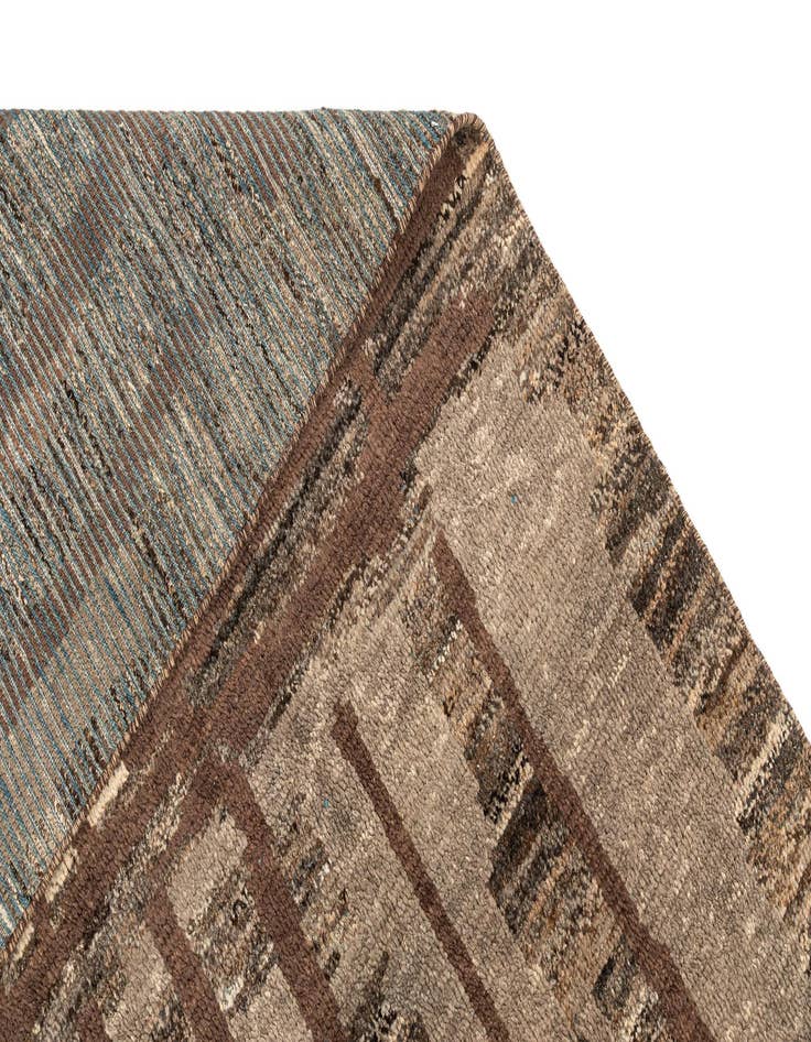 Detail image of  9' x 11' 11  Hand Knotted Beni Marok Rug