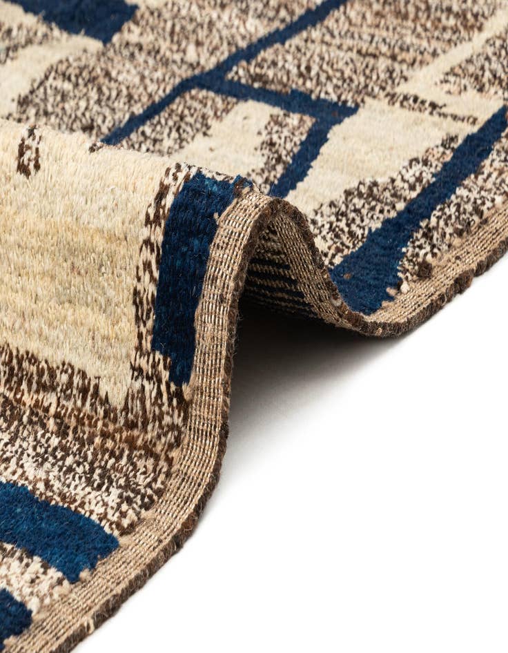 Detail image of  8' 3 x 10' 1  Hand Knotted Beni Marok Rug