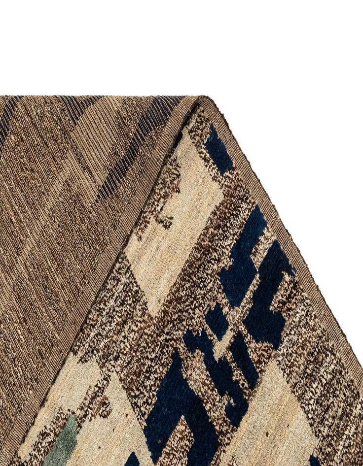 Detail image of  8' 3 x 10' 1  Hand Knotted Beni Marok Rug