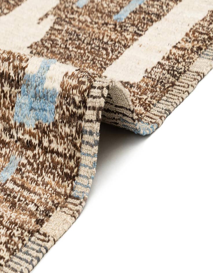 Detail image of  8' x 10' 4  Hand Knotted Beni Marok Rug