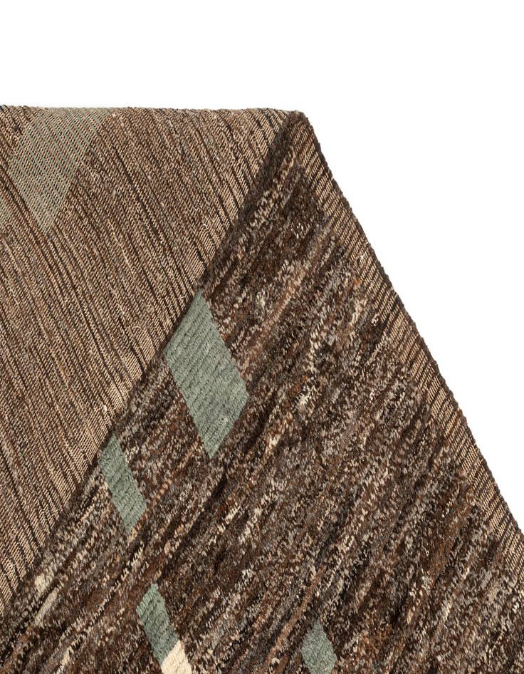 Detail image of  10' x 14' 4  Hand Knotted Beni Marok Rug