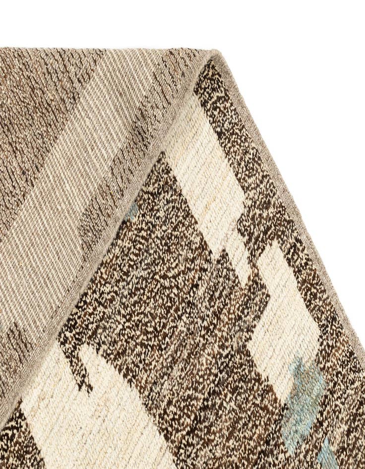 Detail image of  7' 11 x 10' 4  Hand Knotted Beni Marok Rug