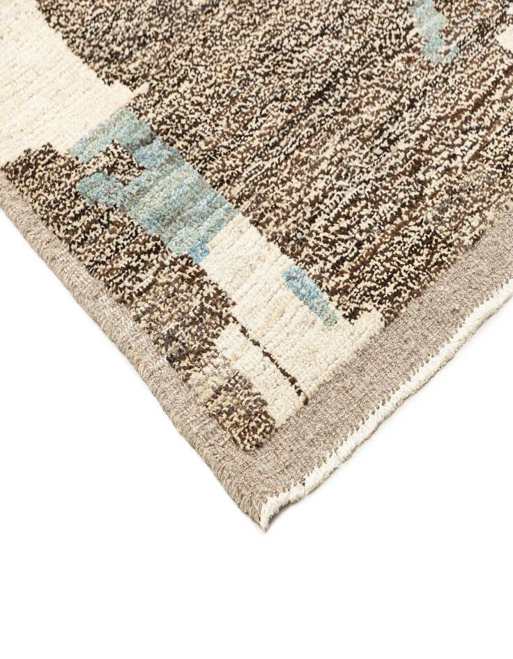 Detail image of  7' 11 x 10' 4  Hand Knotted Beni Marok Rug