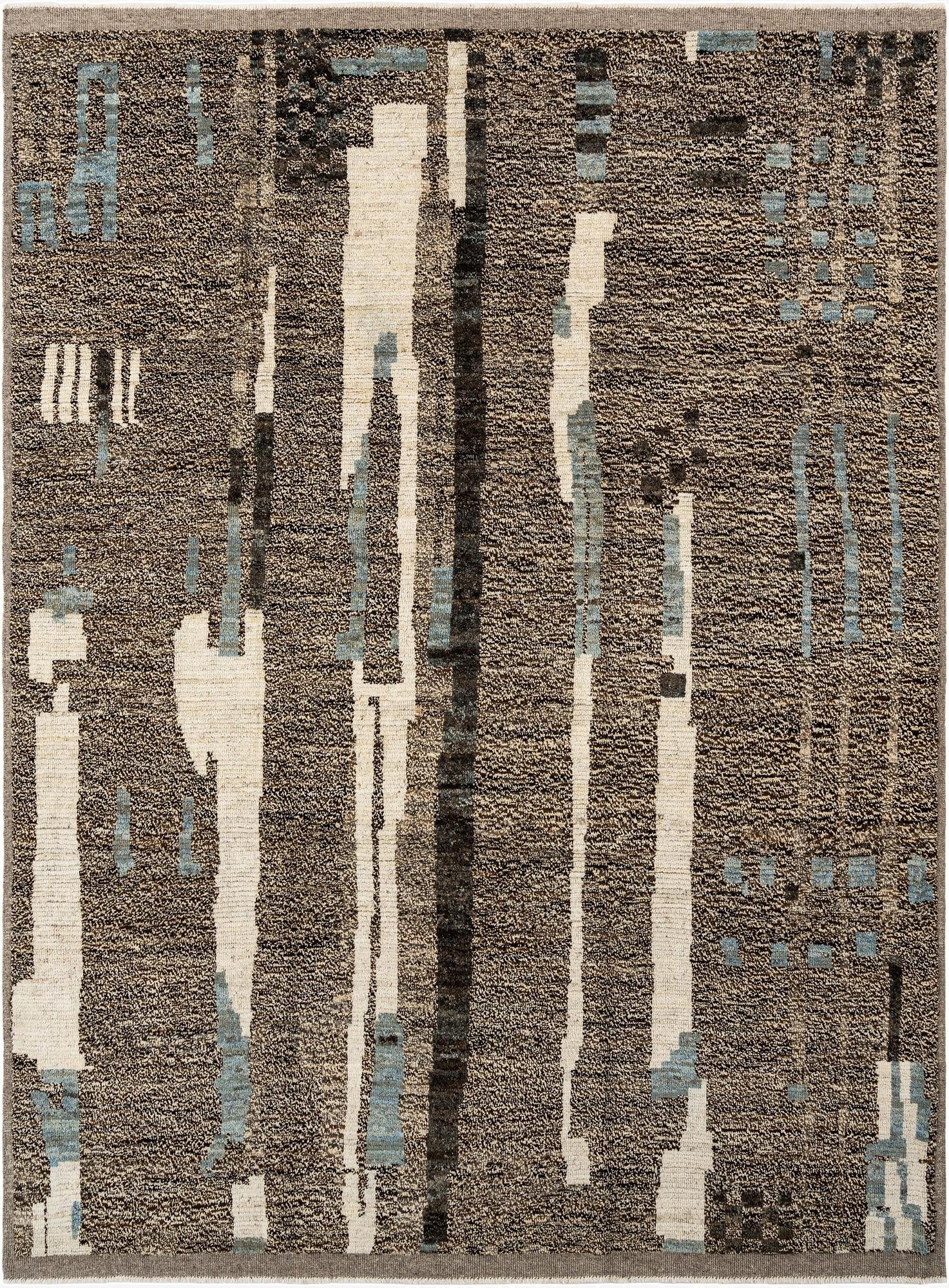  7' 11 x 10' 4  Hand Knotted Beni Marok Rug