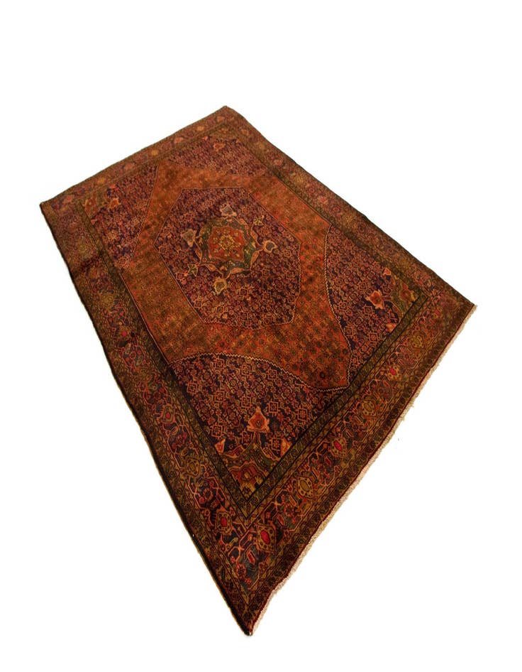 Detail image of  6' 8 x 9' 8  Hand Knotted Bidjar Persian Wool Rug