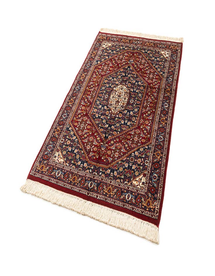 Detail image of  4' 2 x 6' 5  Hand Knotted Birjand Oriental Wool Rug