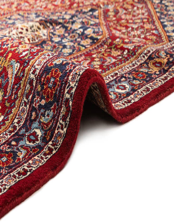 Detail image of  4' 2 x 6' 5  Hand Knotted Birjand Oriental Wool Rug