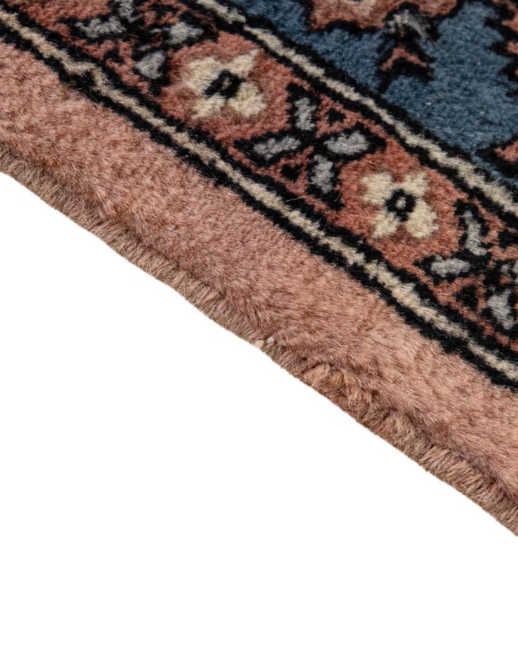 Detail image of  4' 2 x 6' 1  Hand Knotted Bokhara Oriental Wool Rug