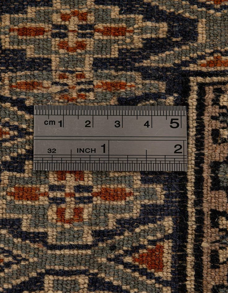 Detail image of  2' 8 x 4' 1  Hand Knotted Bokhara Oriental Wool Rug