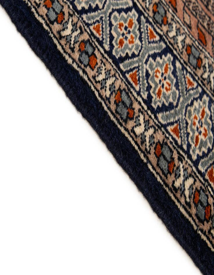 Detail image of  2' 8 x 4' 1  Hand Knotted Bokhara Oriental Wool Rug