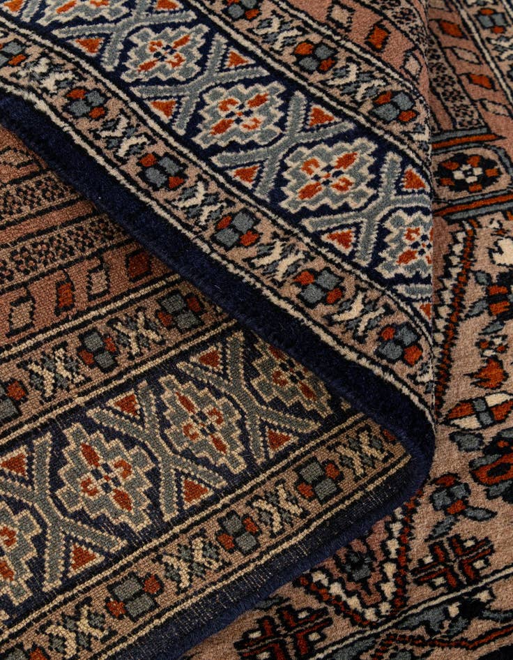 Detail image of  2' 8 x 4' 1  Hand Knotted Bokhara Oriental Wool Rug