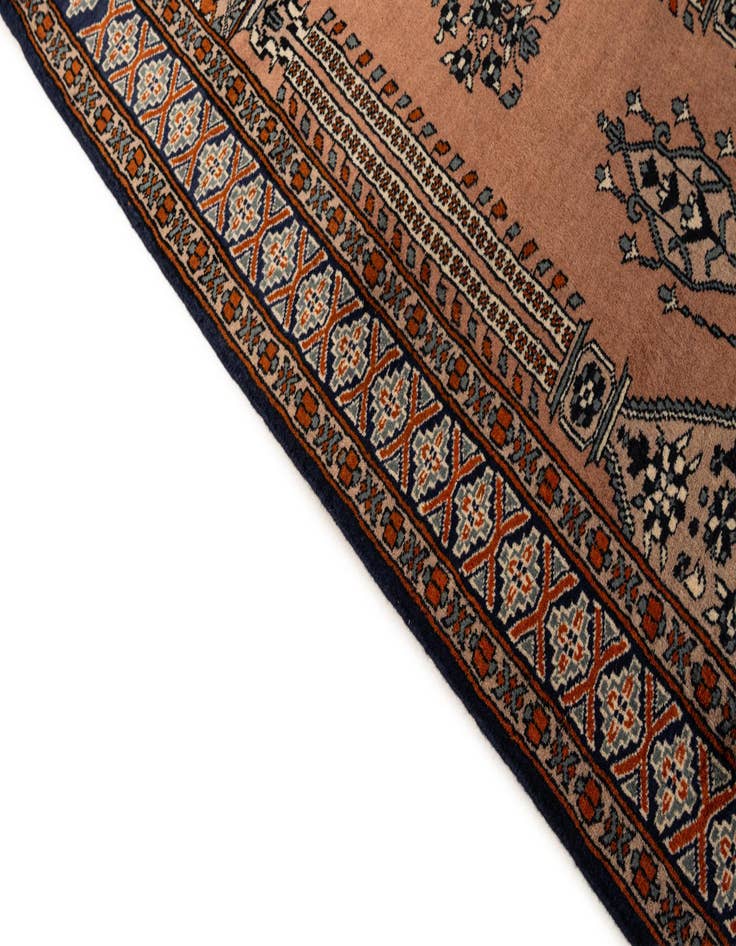 Detail image of  2' 7 x 4' 6  Hand Knotted Bokhara Oriental Wool Rug