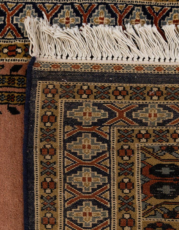 Detail image of  2' 8 x 4' 5  Hand Knotted Bokhara Oriental Wool Rug