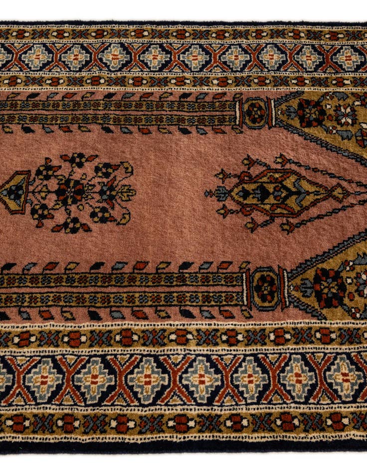 Detail image of  2' 8 x 4' 5  Hand Knotted Bokhara Oriental Wool Rug