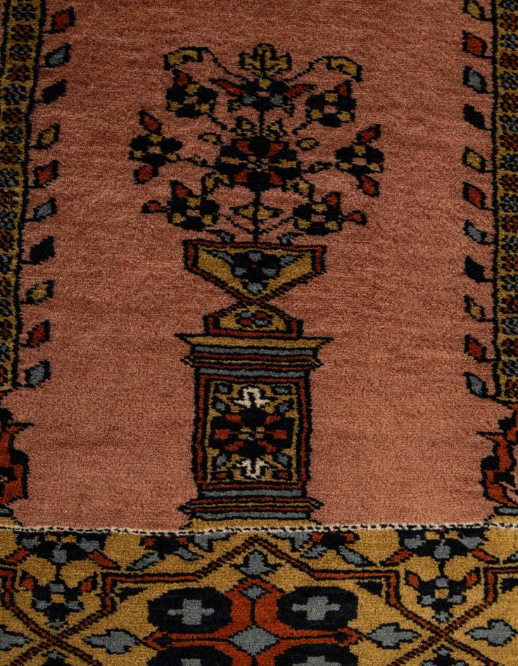 Detail image of  2' 8 x 4' 5  Hand Knotted Bokhara Oriental Wool Rug