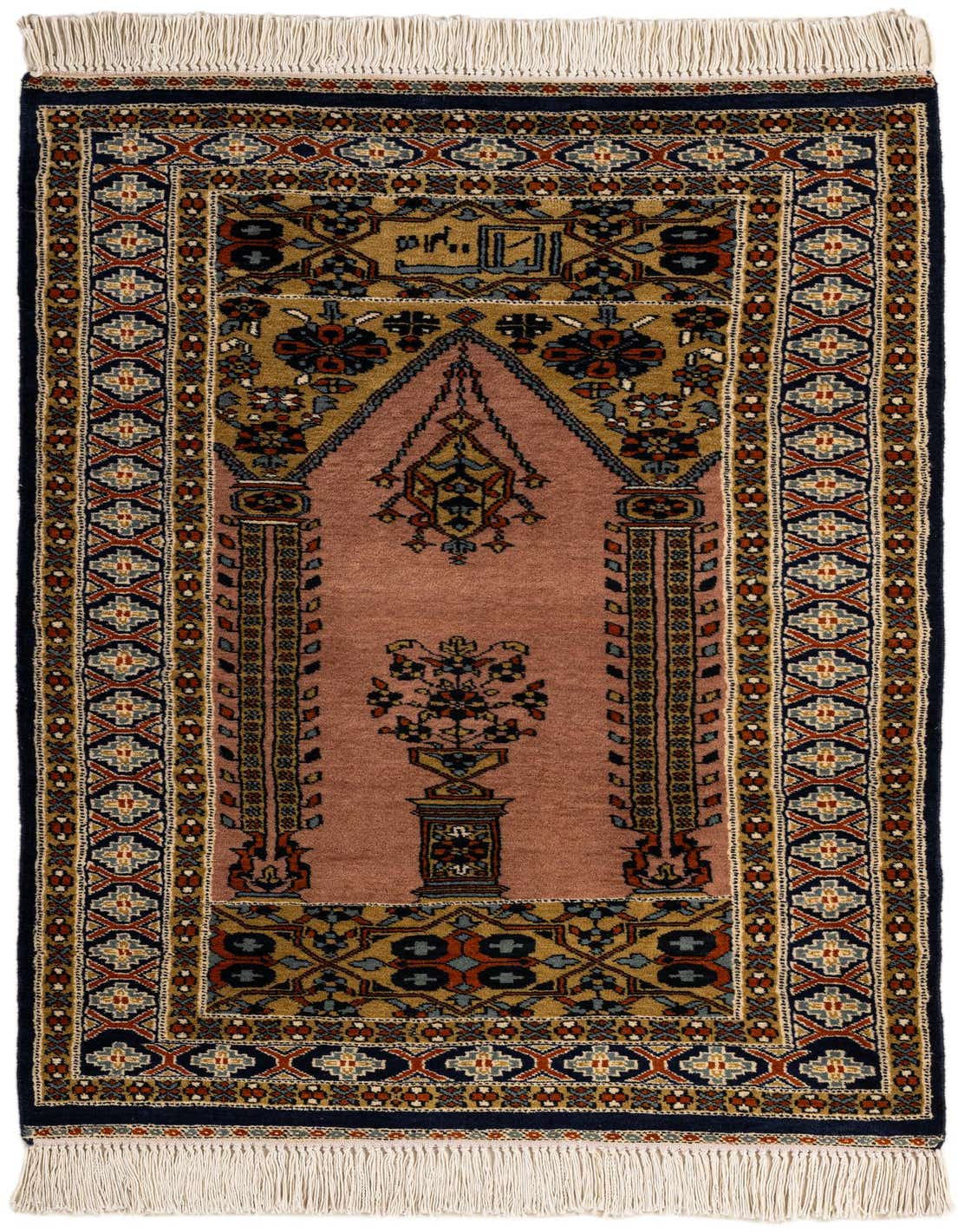 Primary image  2' 8 x 4' 5  Hand Knotted Bokhara Oriental Wool Rug