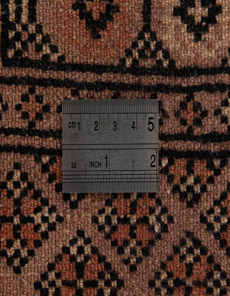 Detail image of  5' 4 x 7' 8  Hand Knotted Bokhara Oriental Wool Rug