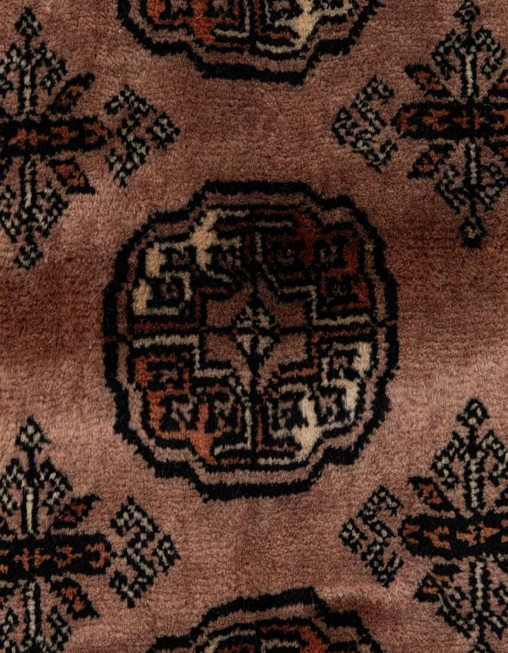 Detail image of  5' 4 x 7' 8  Hand Knotted Bokhara Oriental Wool Rug