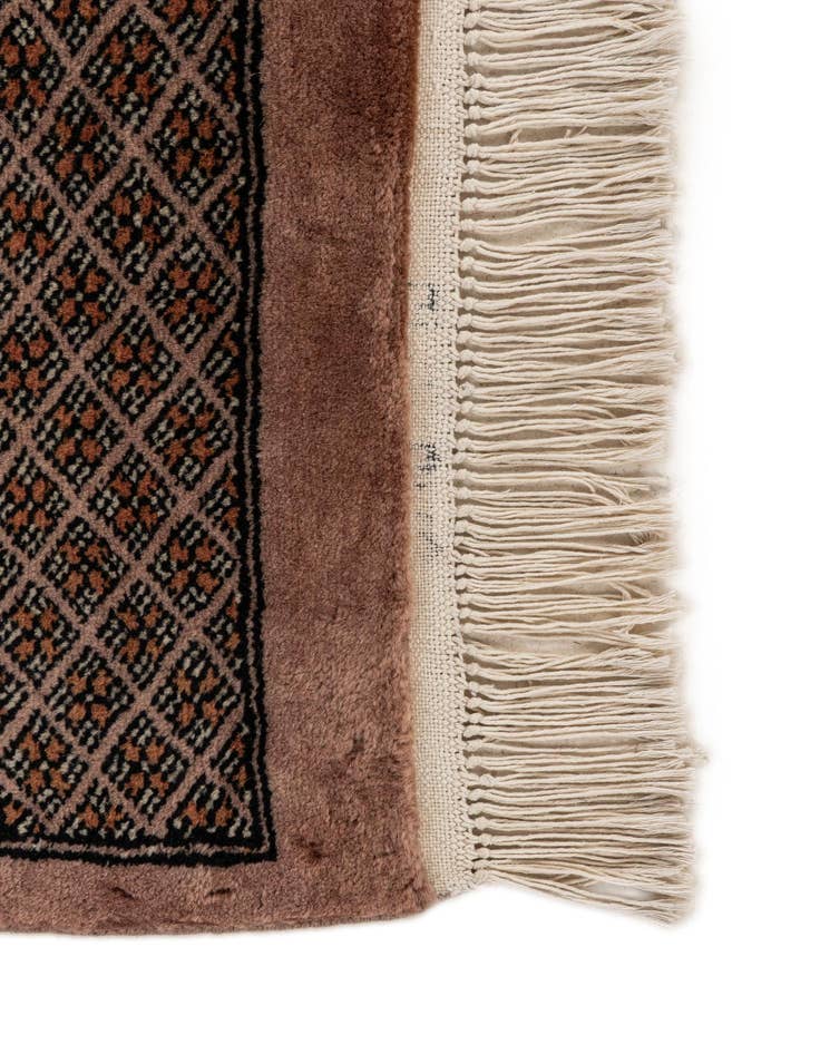 Detail image of  5' 4 x 7' 8  Hand Knotted Bokhara Oriental Wool Rug