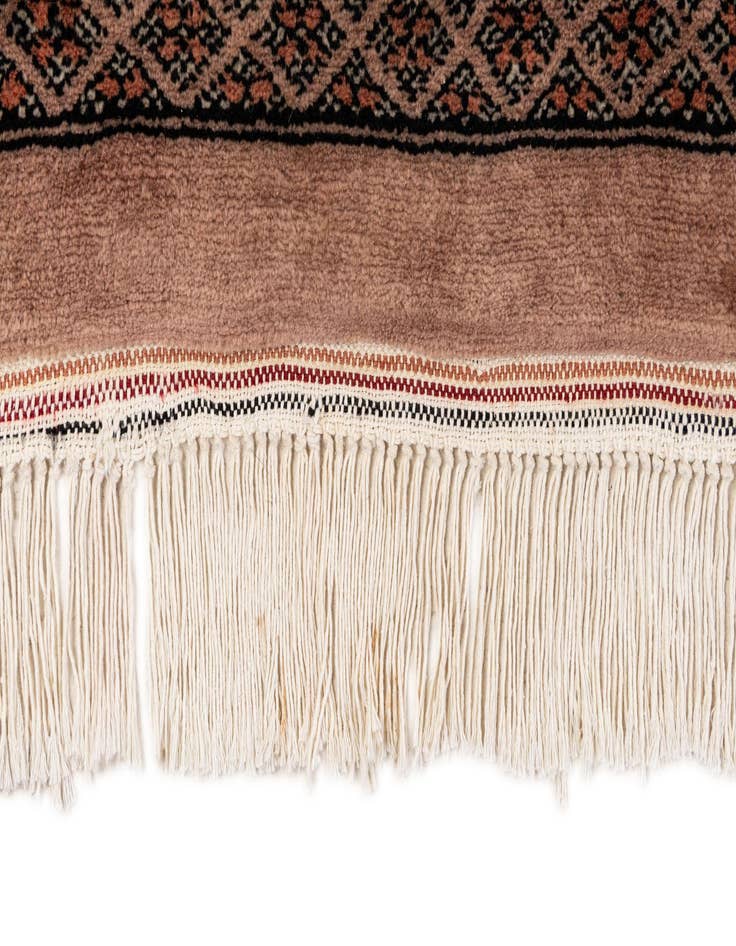 Detail image of  5' 4 x 7' 8  Hand Knotted Bokhara Oriental Wool Rug