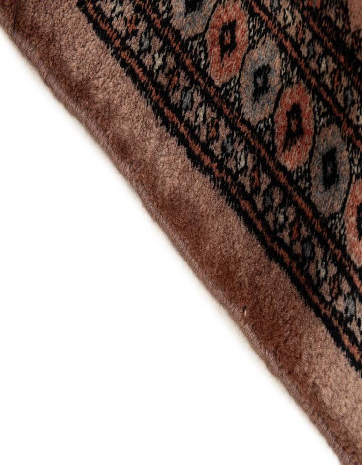 Detail image of  3' 2 x 5' 1  Hand Knotted Bokhara Oriental Wool Rug