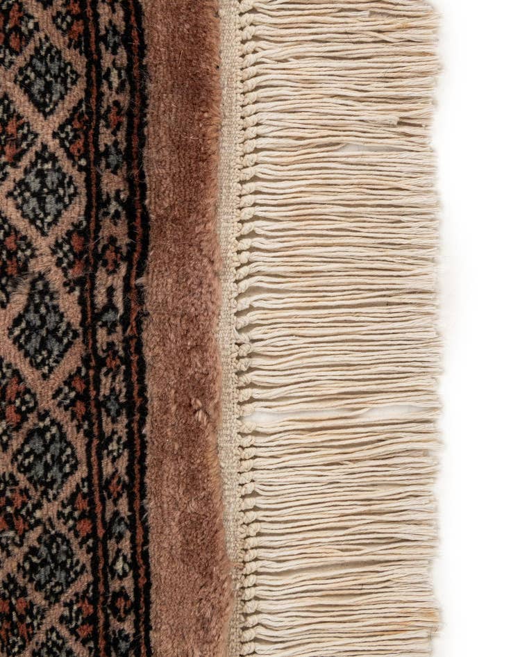 Detail image of  3' 2 x 5' 1  Hand Knotted Bokhara Oriental Wool Rug