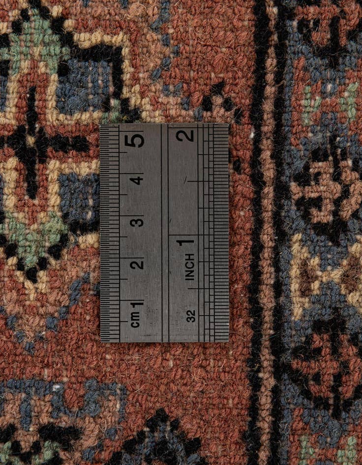 Detail image of  3' 1 x 5'  Hand Knotted Bokhara Oriental Wool Rug