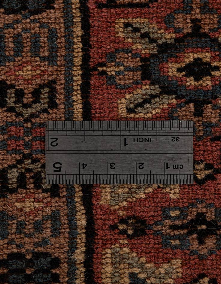 Detail image of  4' 3 x 6' 4  Hand Knotted Bokhara Oriental Wool Rug