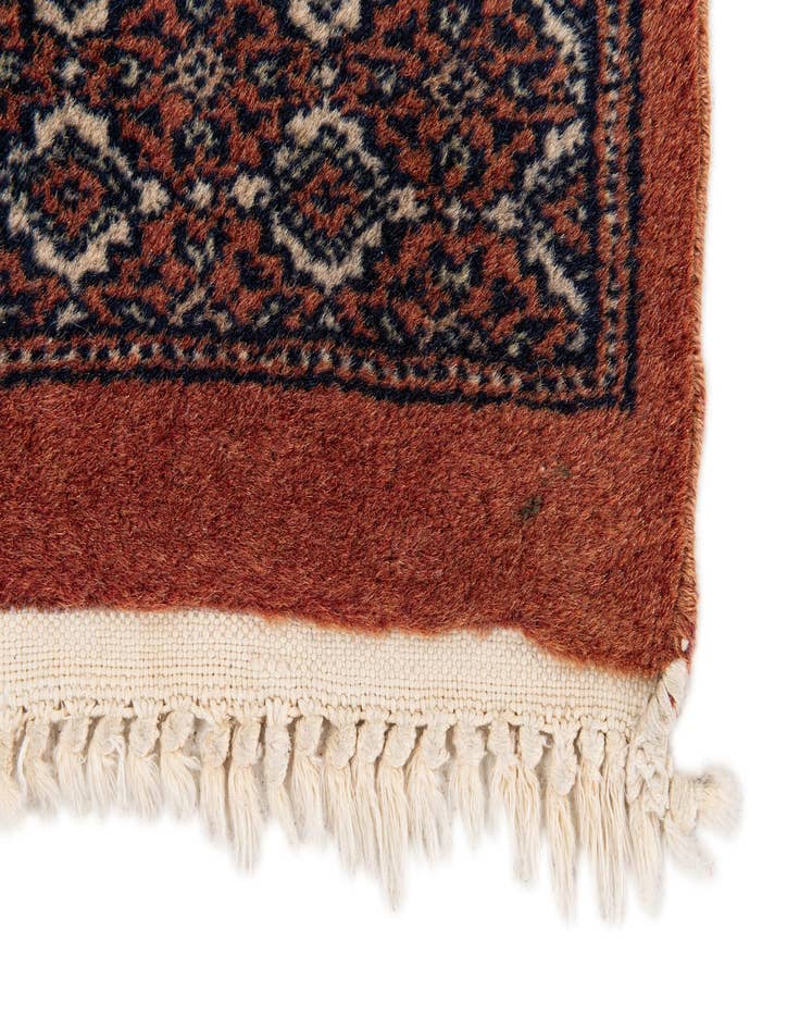 Detail image of  3' x 4' 10  Hand Knotted Bokhara Oriental Wool Rug