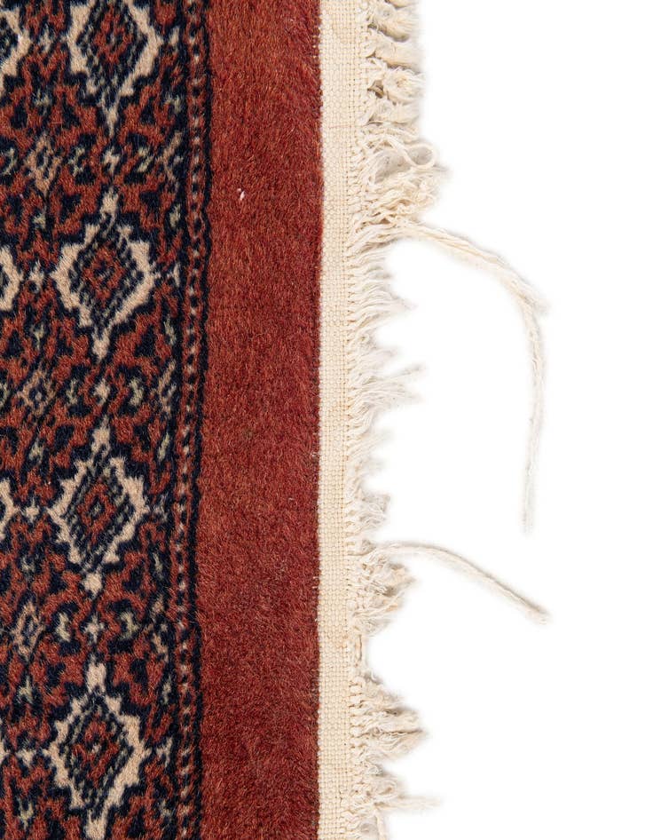 Detail image of  3' x 4' 10  Hand Knotted Bokhara Oriental Wool Rug