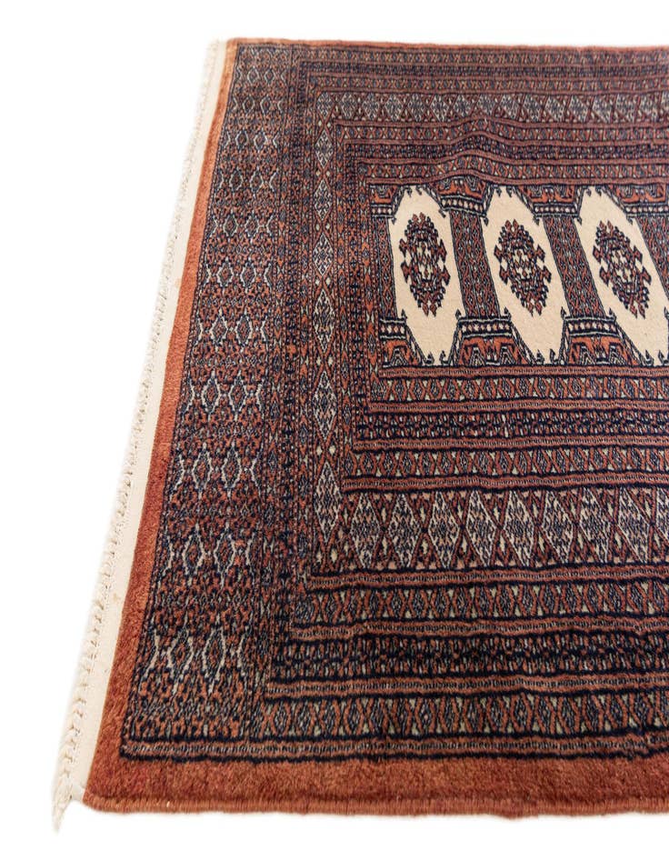 Detail image of  3' x 4' 10  Hand Knotted Bokhara Oriental Wool Rug