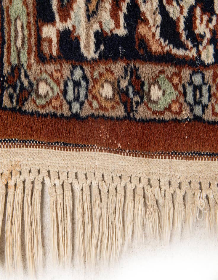 Detail image of  3' 2 x 5' 4  Hand Knotted Bokhara Oriental Wool Rug
