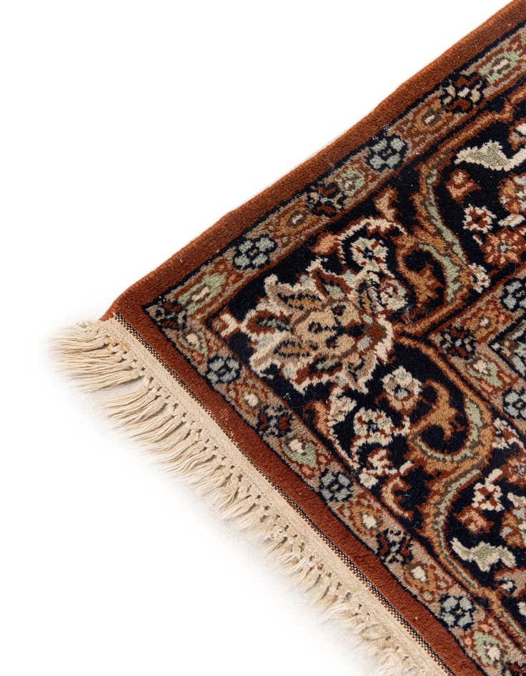 Detail image of  3' 2 x 5' 4  Hand Knotted Bokhara Oriental Wool Rug