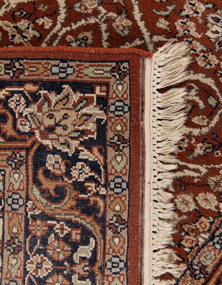 Detail image of  3' 2 x 5' 4  Hand Knotted Bokhara Oriental Wool Rug