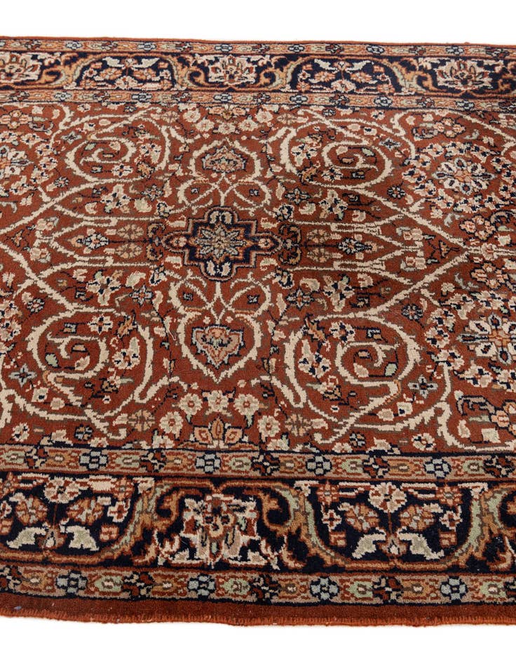 Detail image of  3' 2 x 5' 4  Hand Knotted Bokhara Oriental Wool Rug